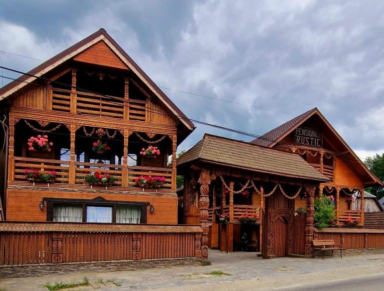 Pensiunea Rustic Oncesti Exteriör bild